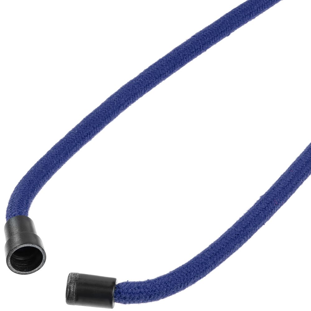 Шнурок для бейджа Tube Wood, синий (Изображение 5)