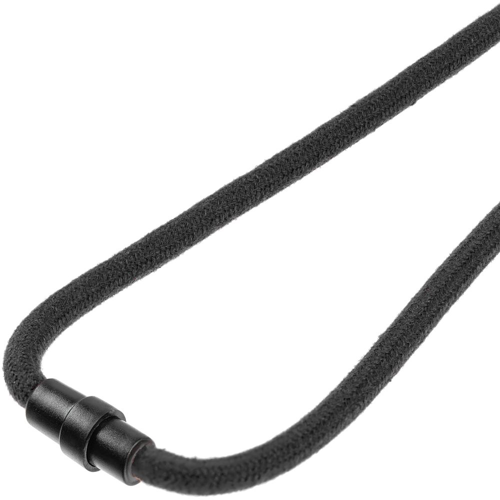 Шнурок для бейджа Tube Wood, черный (Изображение 4)