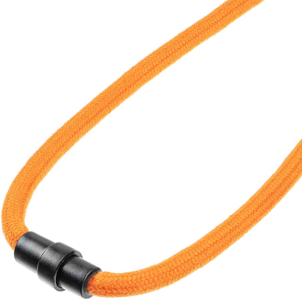 Шнурок для бейджа Tube Wood, оранжевый (Изображение 4)