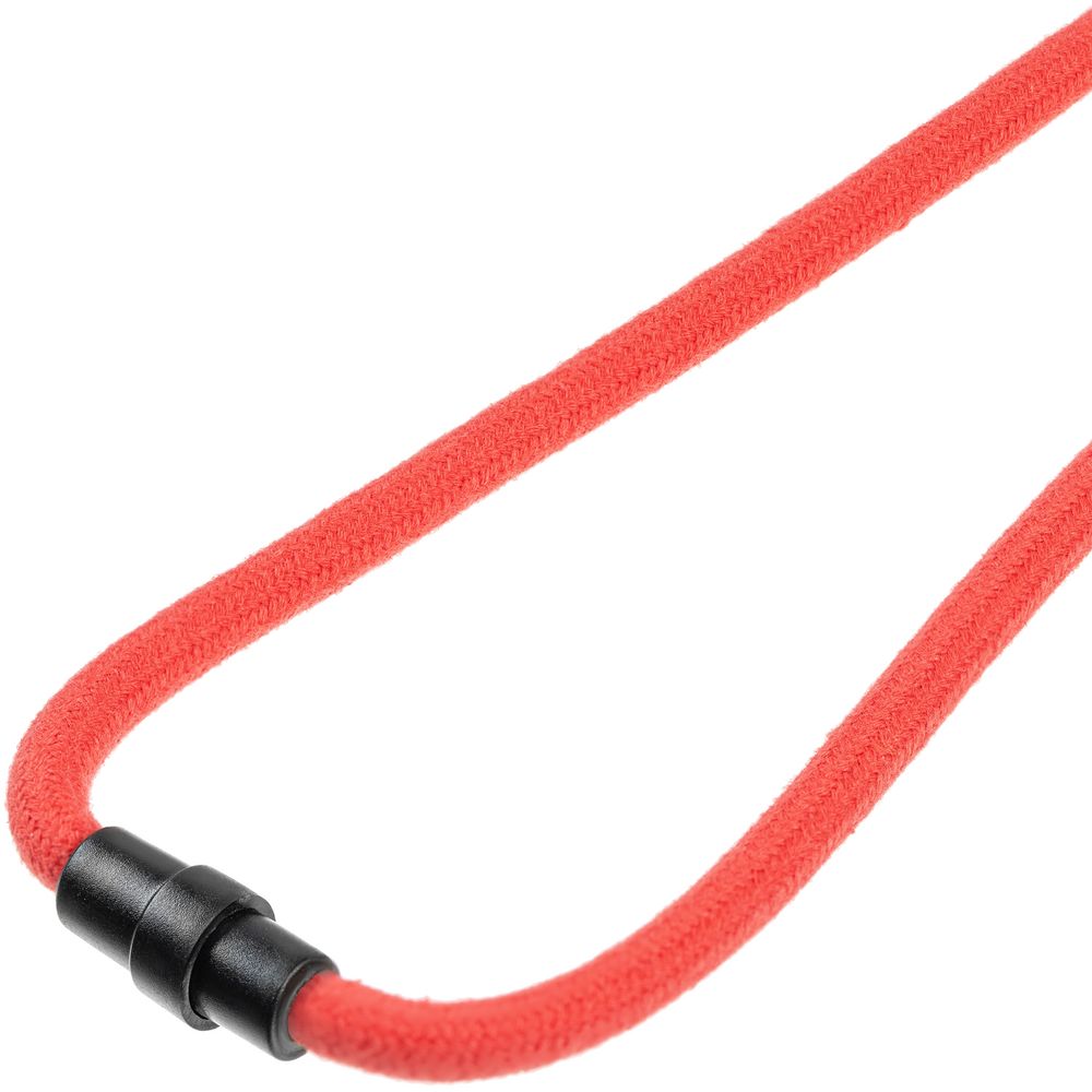 Шнурок для бейджа Tube Wood, красный (Изображение 4)