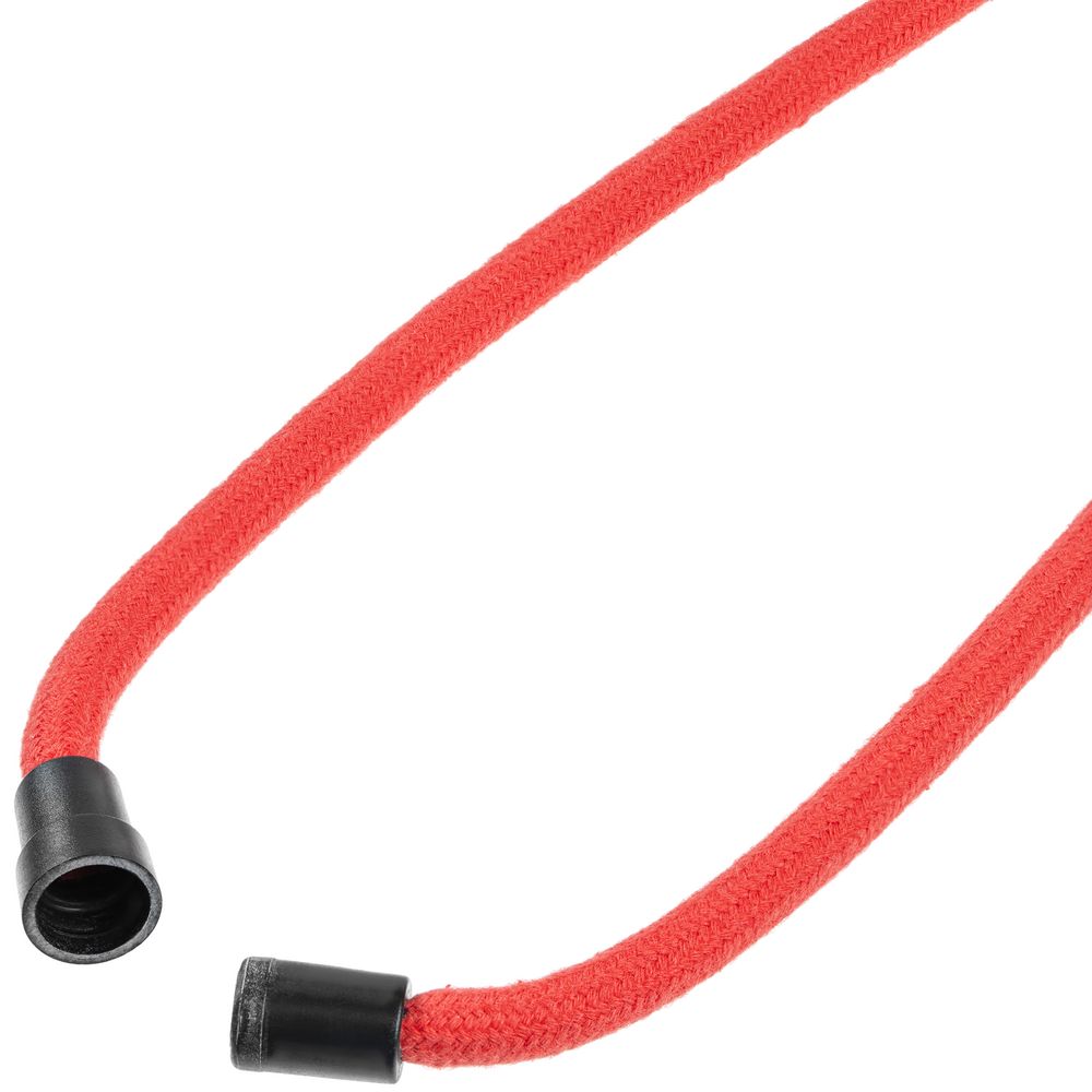 Шнурок для бейджа Tube Wood, красный (Изображение 5)