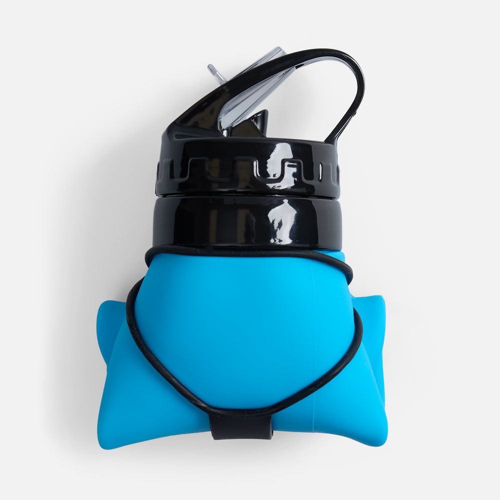 Складная бутылка для воды Langfossen, голубая (Изображение 2)