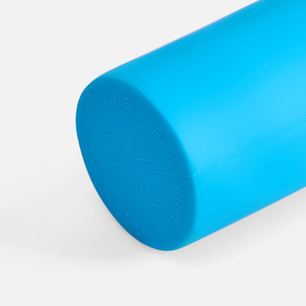 Складная бутылка для воды Langfossen, голубая (Изображение 5)