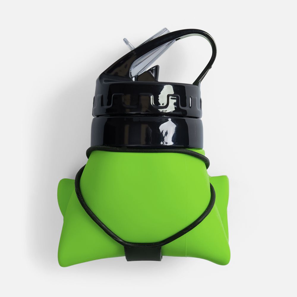 Складная бутылка для воды Langfossen, зеленое яблоко (Изображение 2)