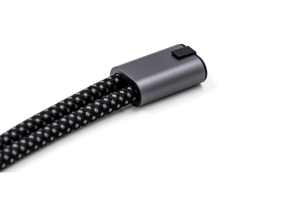 Ремешок-держатель для телефона с зарядным кабелем USB-C - USB-C Lany Wristband Charge Eco, серый (Изображение 4)