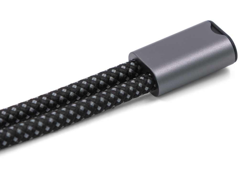 Ремешок-держатель для телефона с зарядным кабелем USB-C - USB-C Lany Wristband Charge Eco, серый (Изображение 5)