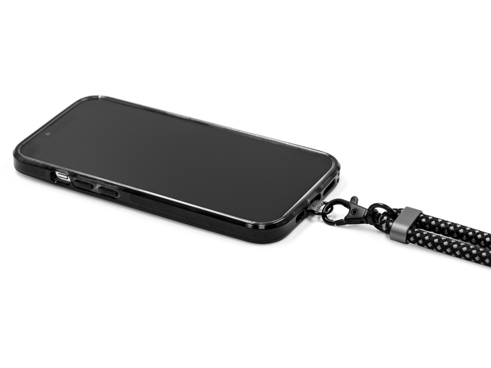 Ремешок-держатель для телефона с зарядным кабелем USB-C - USB-C Lany Wristband Charge Eco, серый (Изображение 10)