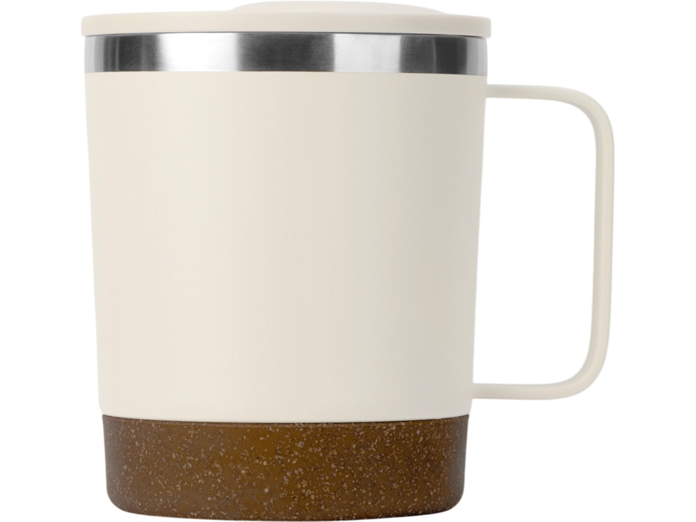 Стальная кружка с двойными стенками Swipe, белый0,00 (Изображение 4)