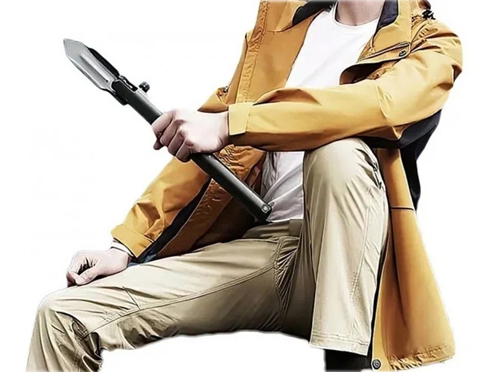 Складная лопата Nextool Thunder, черная (NE20057) (Изображение 3)