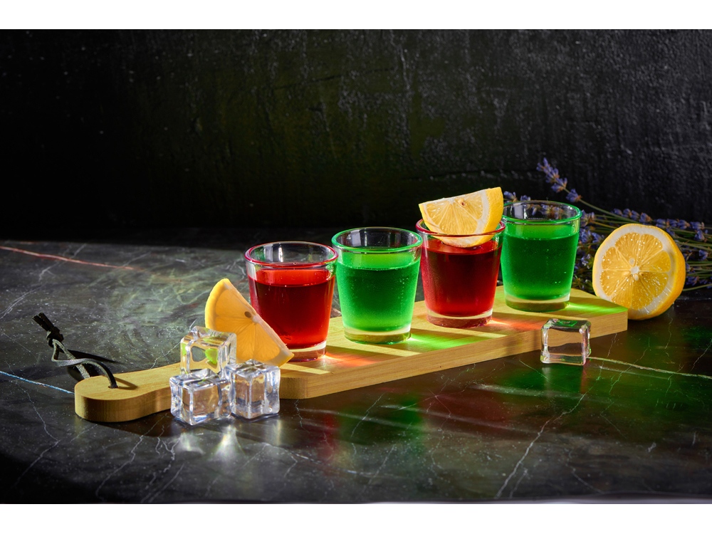 Набор стопок на бамбуковой подставке Shots (Р) (Изображение 4)