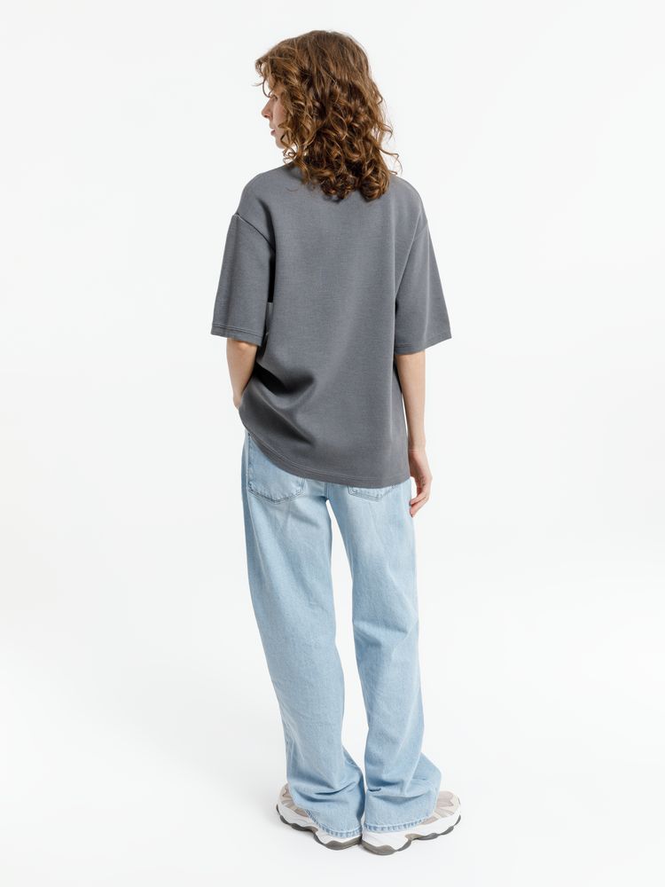 Джемпер с коротким рукавом Siluetti Volumica, серый, размер XL/XXL (Изображение 5)