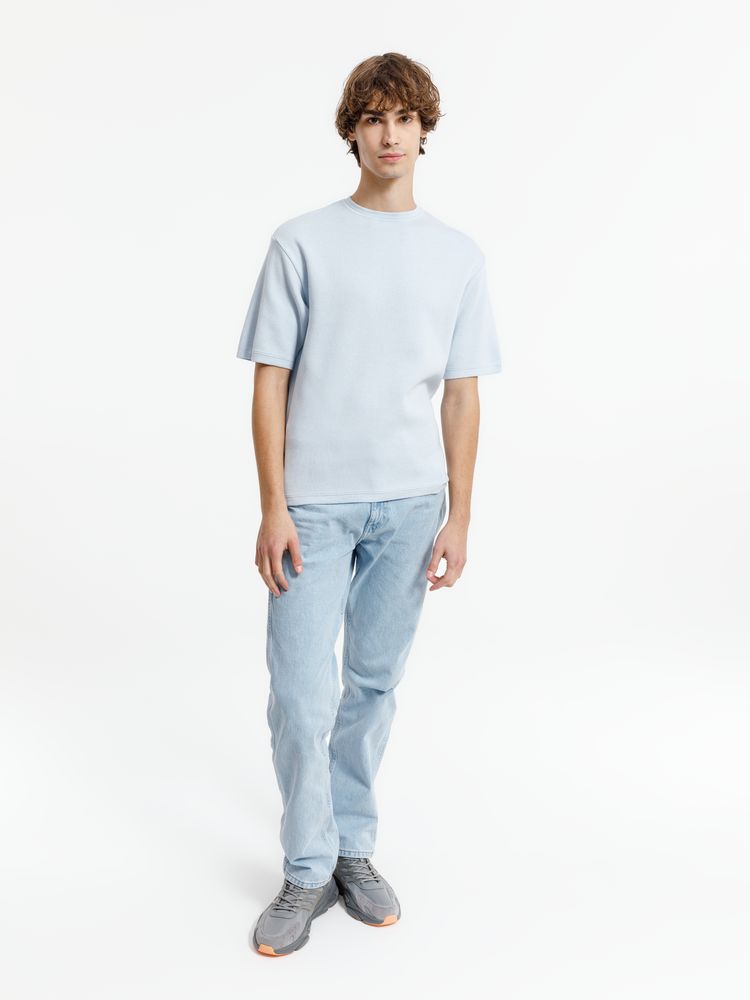 Джемпер с коротким рукавом Siluetti Volumica, светло-голубой, размер XS/S (Изображение 4)