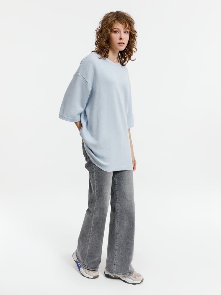 Джемпер с коротким рукавом Siluetti Volumica, светло-голубой, размер M/L (Изображение 8)