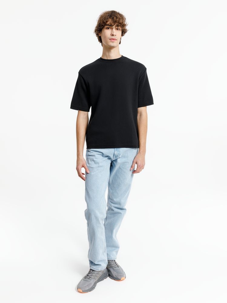 Джемпер с коротким рукавом Siluetti Volumica, черный, размер XS/S (Изображение 3)