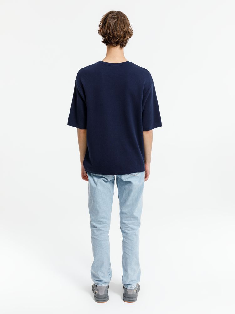 Джемпер с коротким рукавом Siluetti Volumica, темно-синий, размер M/L (Изображение 8)