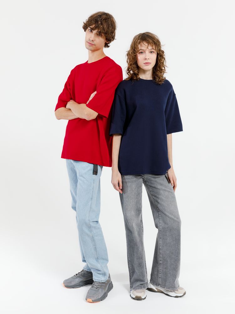 Джемпер с коротким рукавом Siluetti Volumica, темно-синий, размер XL/XXL (Изображение 11)