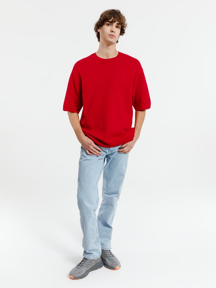 Джемпер с коротким рукавом Siluetti Volumica, красный, размер M/L (Изображение 4)