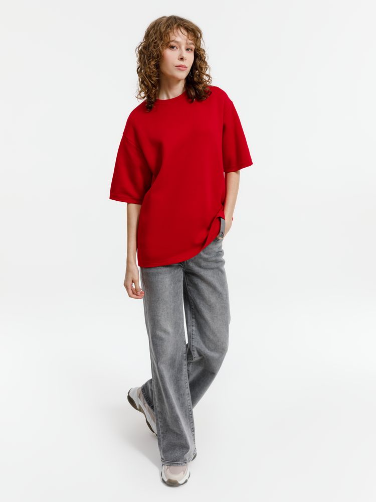 Джемпер с коротким рукавом Siluetti Volumica, красный, размер M/L (Изображение 7)