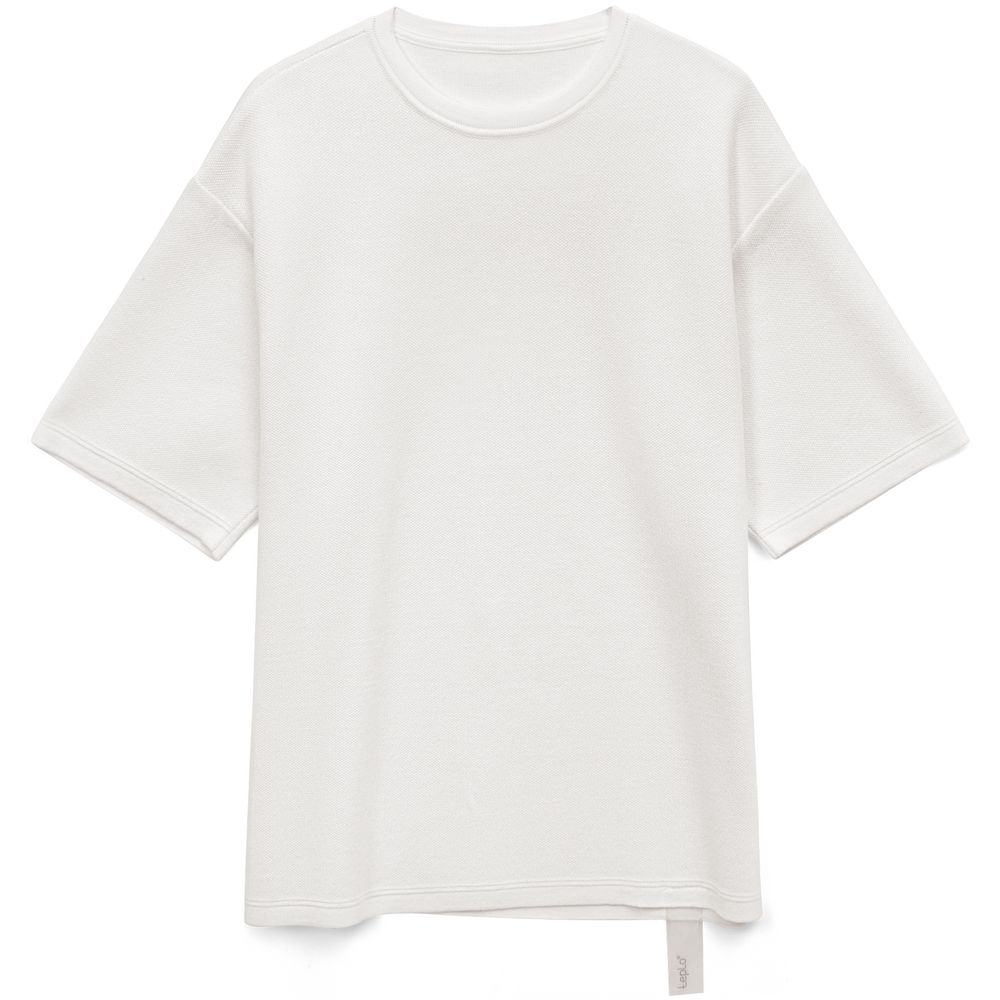 Джемпер с коротким рукавом Siluetti Volumica, молочно-белый, размер XS/S