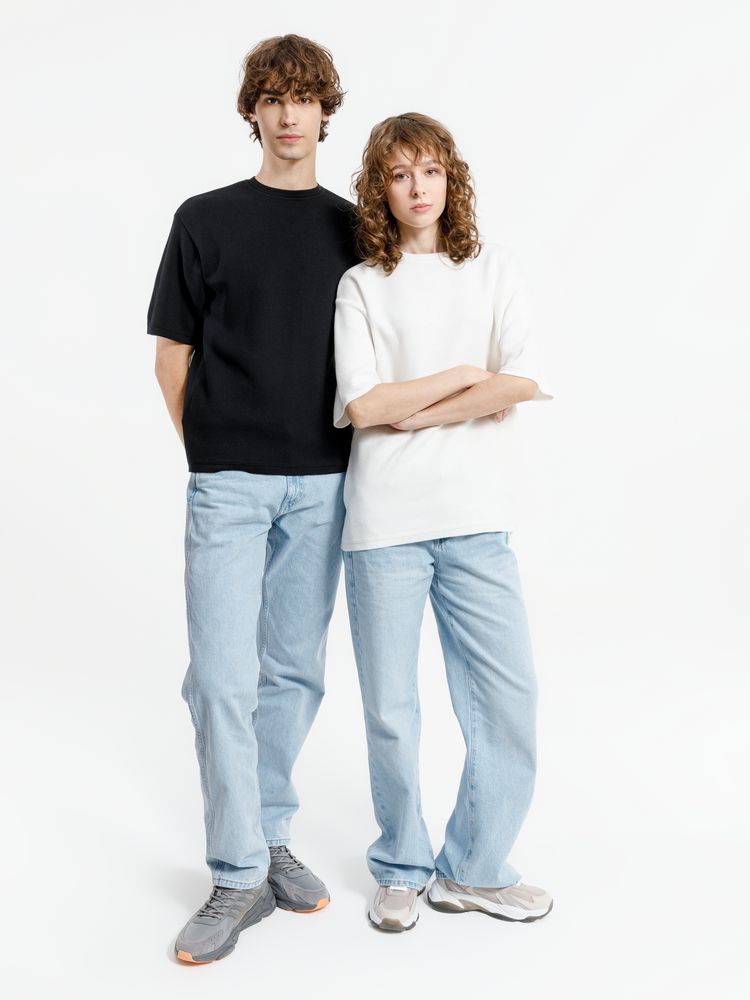 Джемпер с коротким рукавом Siluetti Volumica, молочно-белый, размер XL/XXL (Изображение 7)