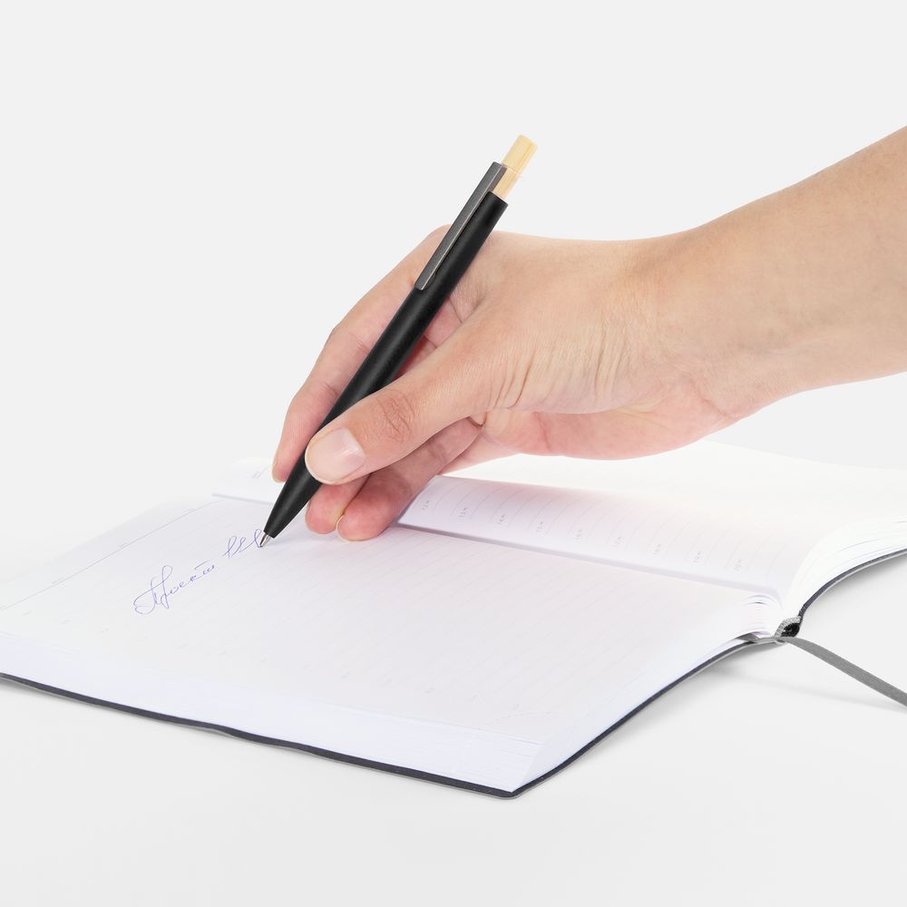 Ручка шариковая Bambink, черная (Изображение 6)