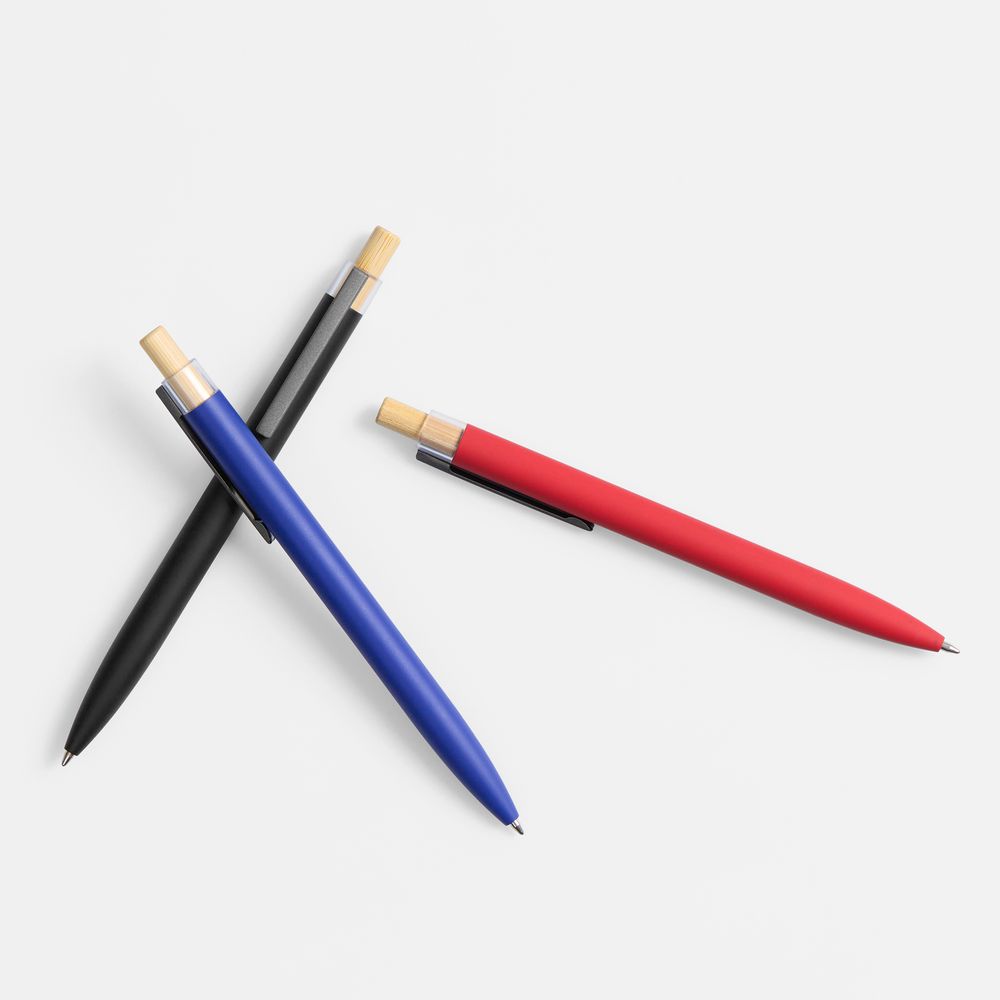 Ручка шариковая Bambink, темно-синяя (Изображение 7)