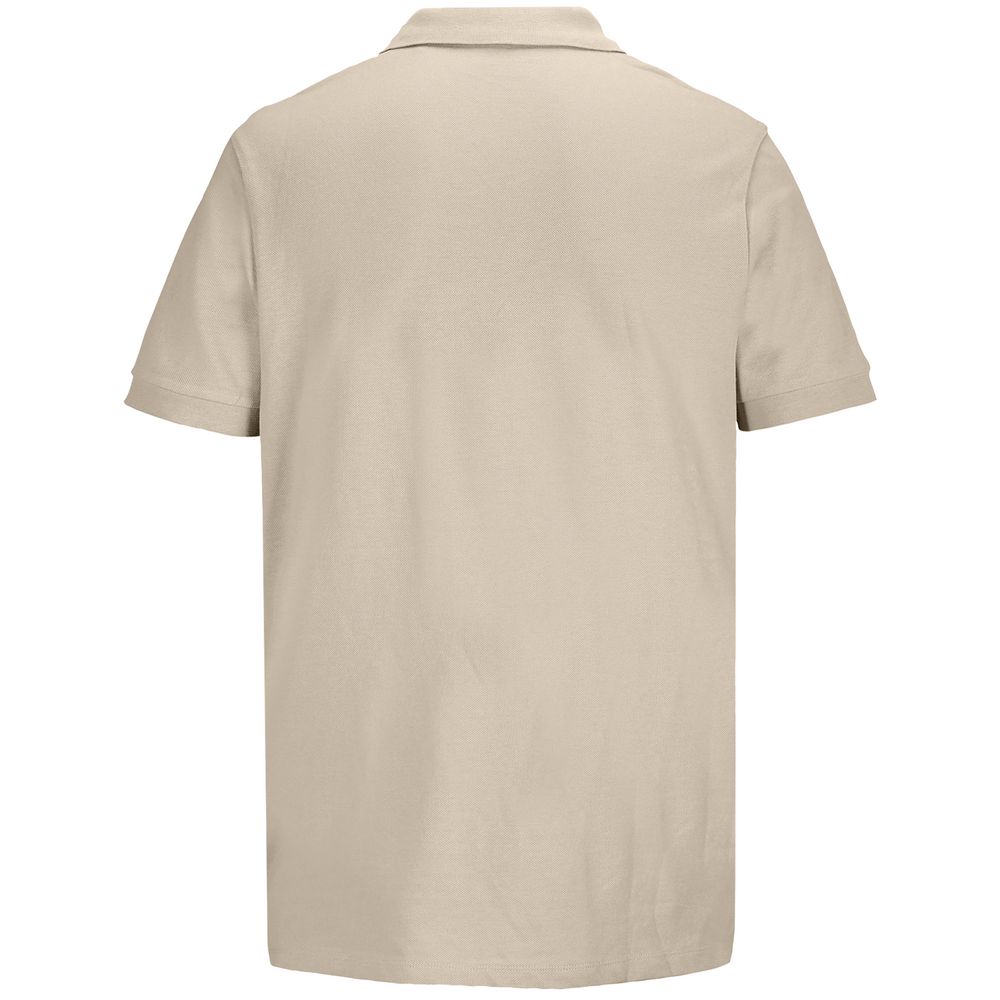 Рубашка поло унисекс Pacific, бежевая (льняная), размер XXL (Изображение 2)