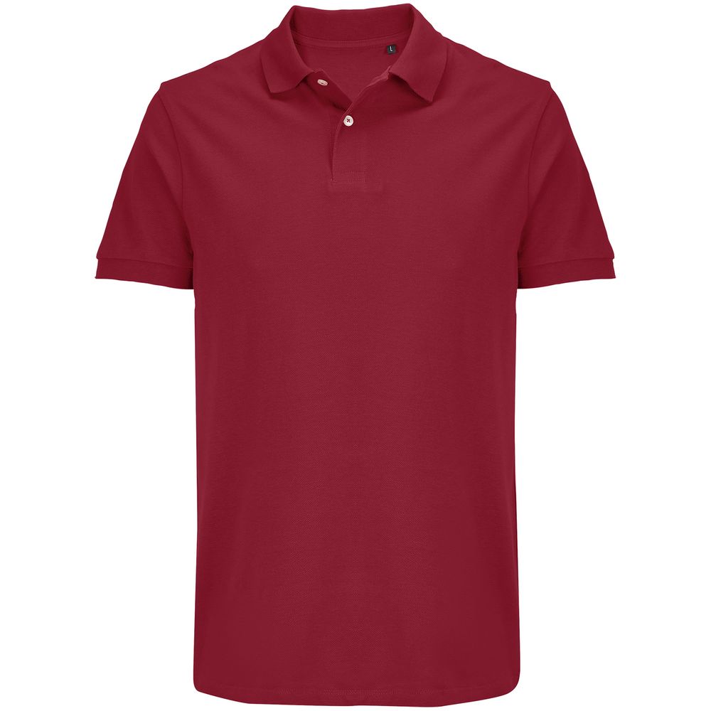 Рубашка поло унисекс Pacific, красная (бургунди), размер S (Изображение 1)