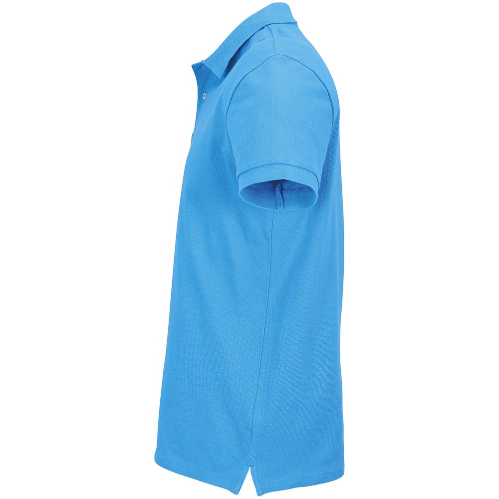 Рубашка поло унисекс Pacific, ярко-бирюзовая, размер XXL (Изображение 3)