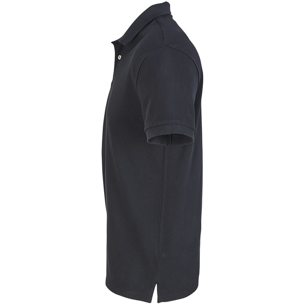 Рубашка поло унисекс Pacific, черная, размер 5XL (Изображение 3)