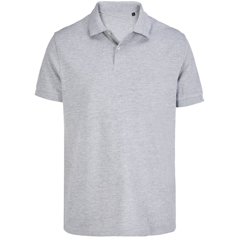 Рубашка поло унисекс Pacific, серый меланж, размер S (Изображение 1)