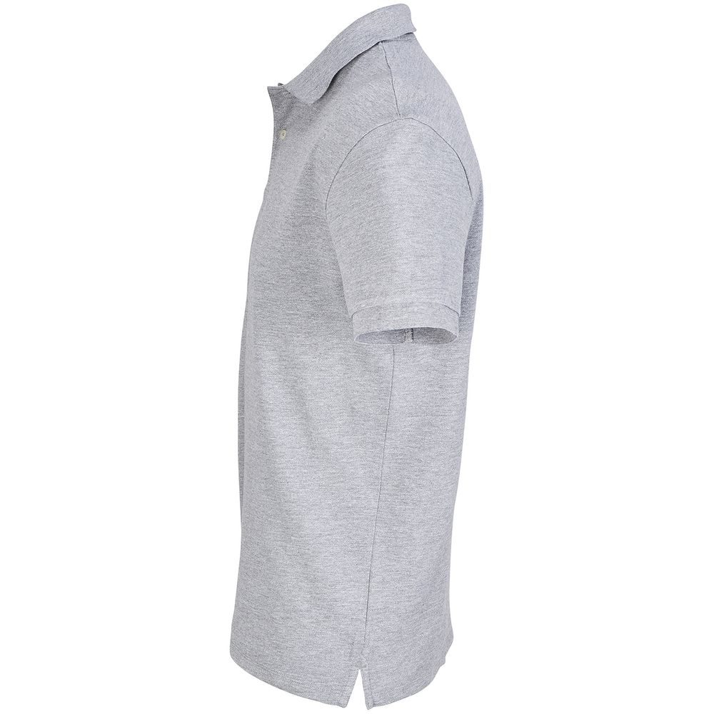 Рубашка поло унисекс Pacific, серый меланж, размер 3XL (Изображение 3)