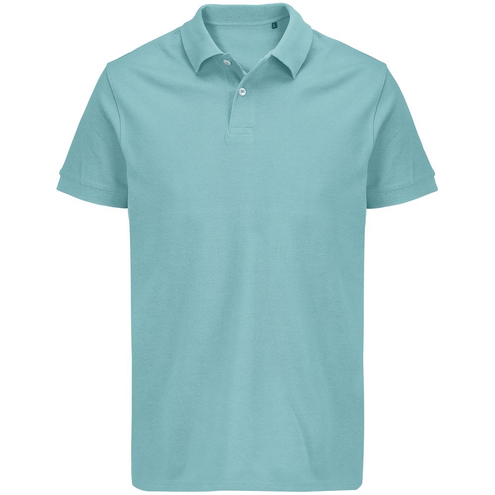 Рубашка поло унисекс Pacific, голубая (морская волна), размер M (Изображение 1)