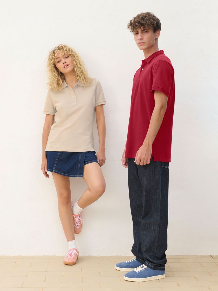 Рубашка поло унисекс Pacific, серая, размер M (Изображение 4)