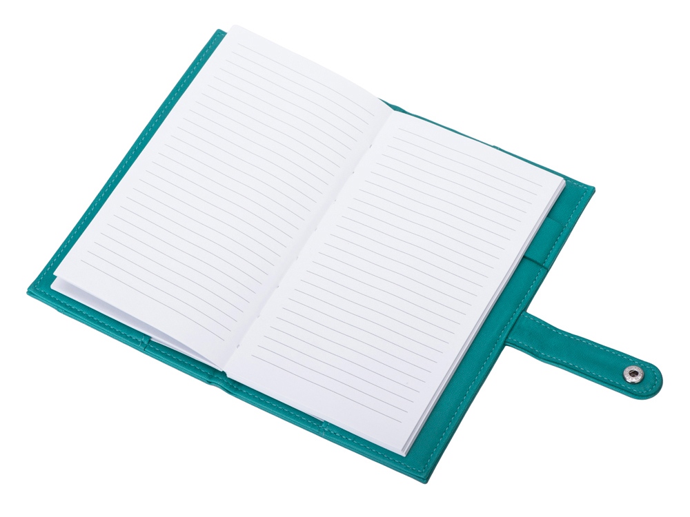 Блокнот-портфолио А6 Wall Street (бирюзовый)  (Изображение 3)