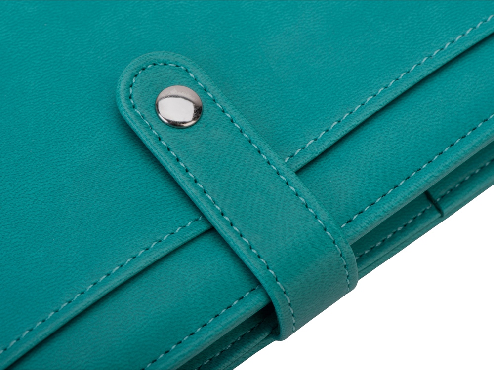 Блокнот-портфолио А6 Wall Street (бирюзовый)  (Изображение 7)