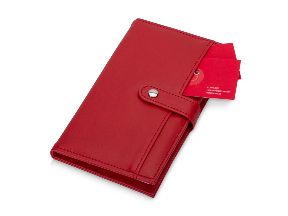 Блокнот-портфолио А6 Wall Street (красный) 