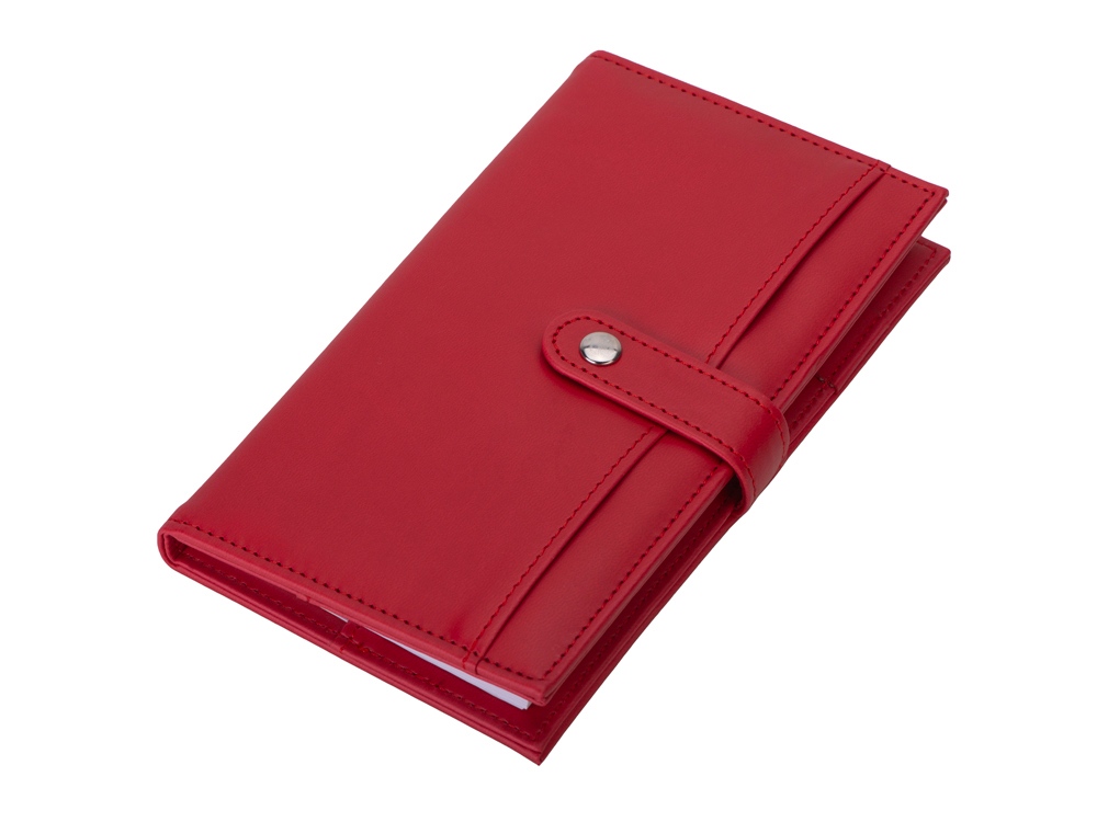 Блокнот-портфолио А6 Wall Street (красный)  (Изображение 2)