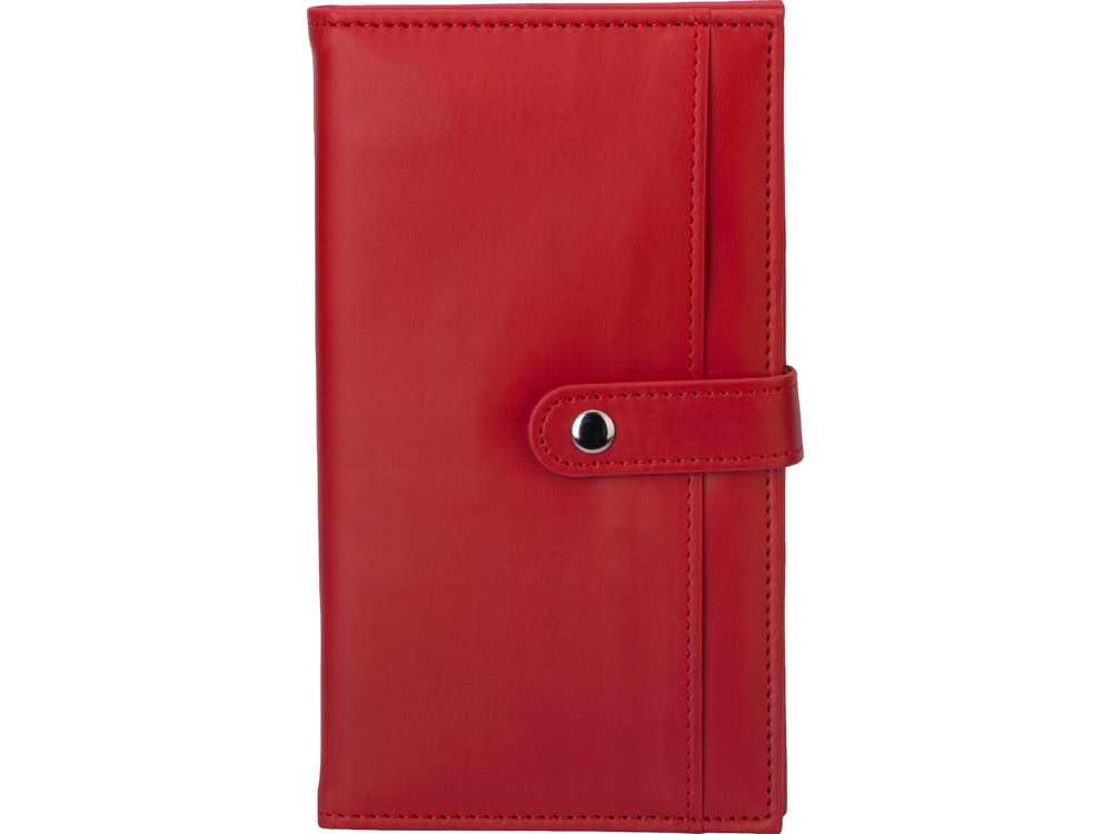 Блокнот-портфолио А6 Wall Street (красный)  (Изображение 6)