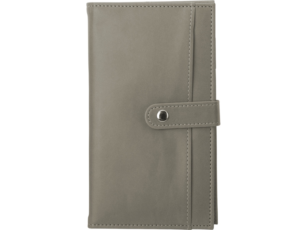 Блокнот-портфолио А6 Wall Street (темно-серый)  (Изображение 6)