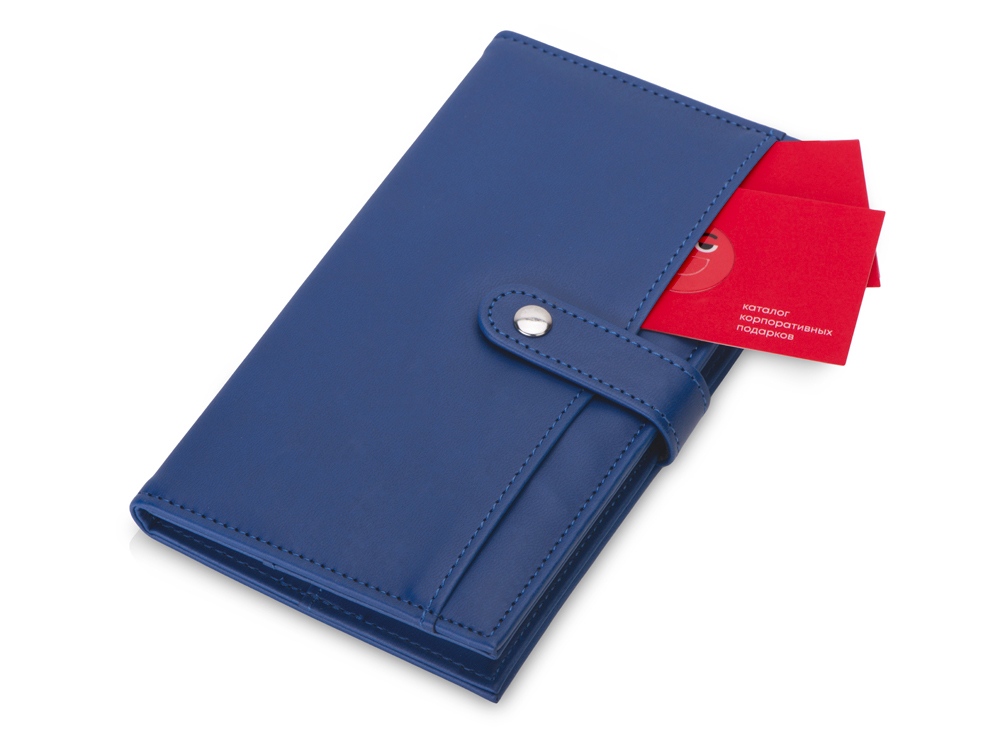 Блокнот-портфолио А6 Wall Street (синий) 