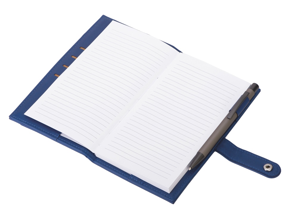 Блокнот-портфолио А6 Wall Street (синий)  (Изображение 5)