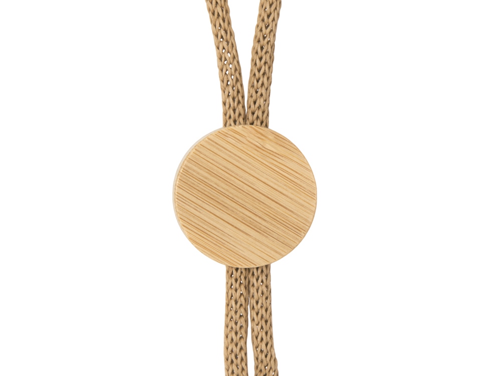 Ланъярд из бумаги с бамбуковой плашкой Franklinia, натуральный (Изображение 2)