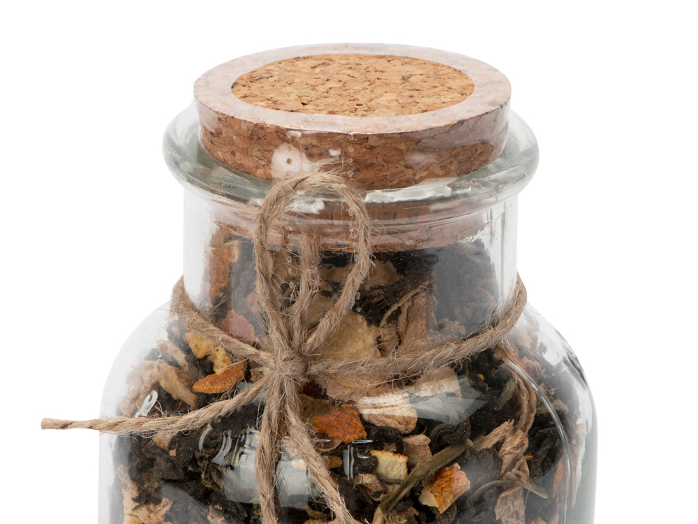 Чай зеленый, с соком имбиря и кусочками имбиря/апельсина, 150г (Р) (Изображение 3)