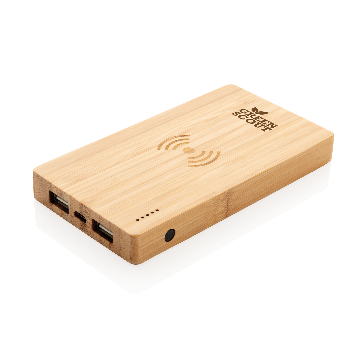 Экологичный внешний аккумулятор Bamboo, 4000 mAh (Изображение 3)