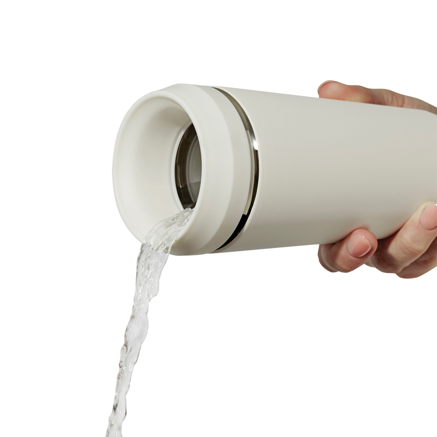 Термостакан Topl из переработанной стали с крышкой 360°, 354 мл (Изображение 3)