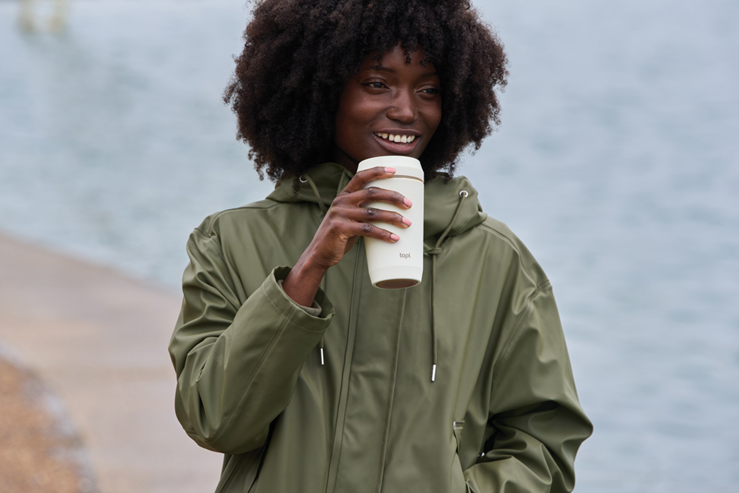 Термостакан Topl из переработанной стали с крышкой 360°, 354 мл (Изображение 8)