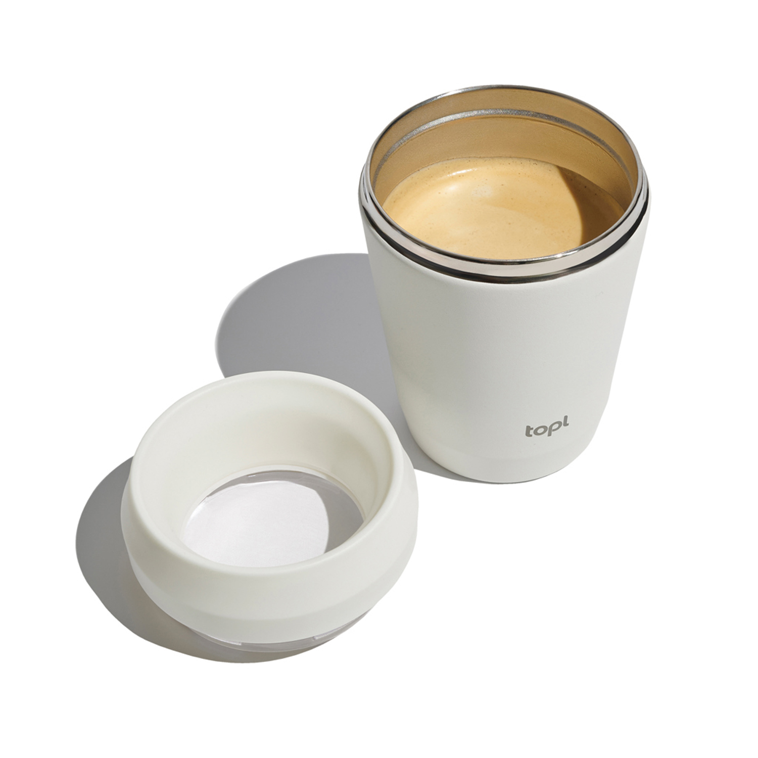Термостакан Topl из переработанной стали с крышкой 360°, 235 мл (Изображение 2)