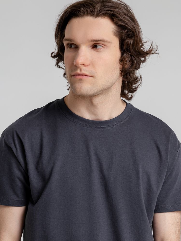 Футболка Imperial 190 темно-серая (графит), размер L (Изображение 7)