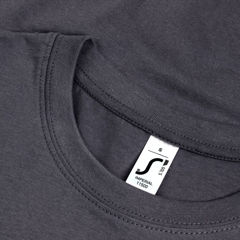 Футболка Imperial 190 темно-серая (графит), размер 5XL (Изображение 3)